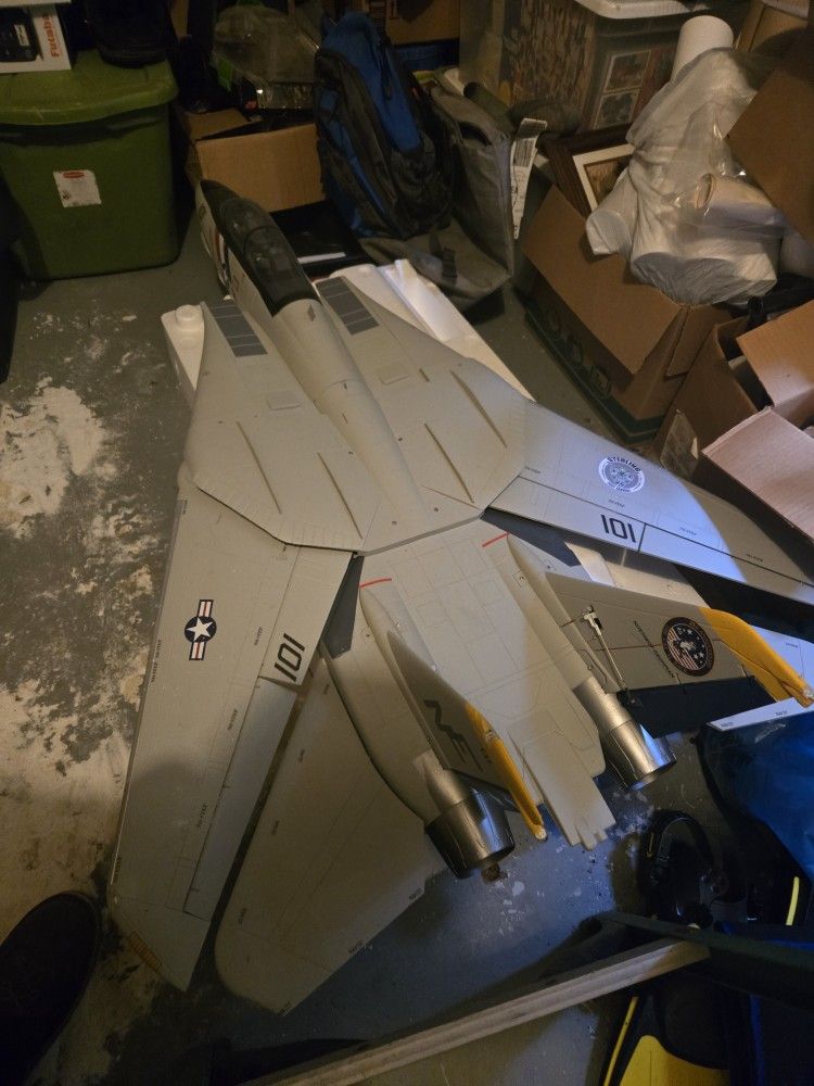 F-14 RC motion RC Kit, Not Including Receiver Or Transmitter.