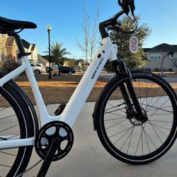 MOKWHEEL White Electric Bike E-bike