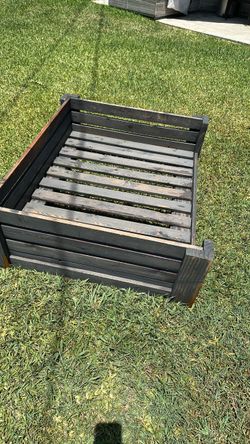 Wooden Slatted Pet Bed Frame