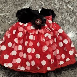 Baby Girl Minnie Dress Size 6-9 Months 