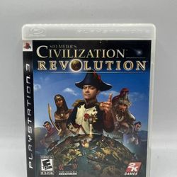 Sid Meiers Civilization Revolution PS3 PlayStation 3 Complete CIB