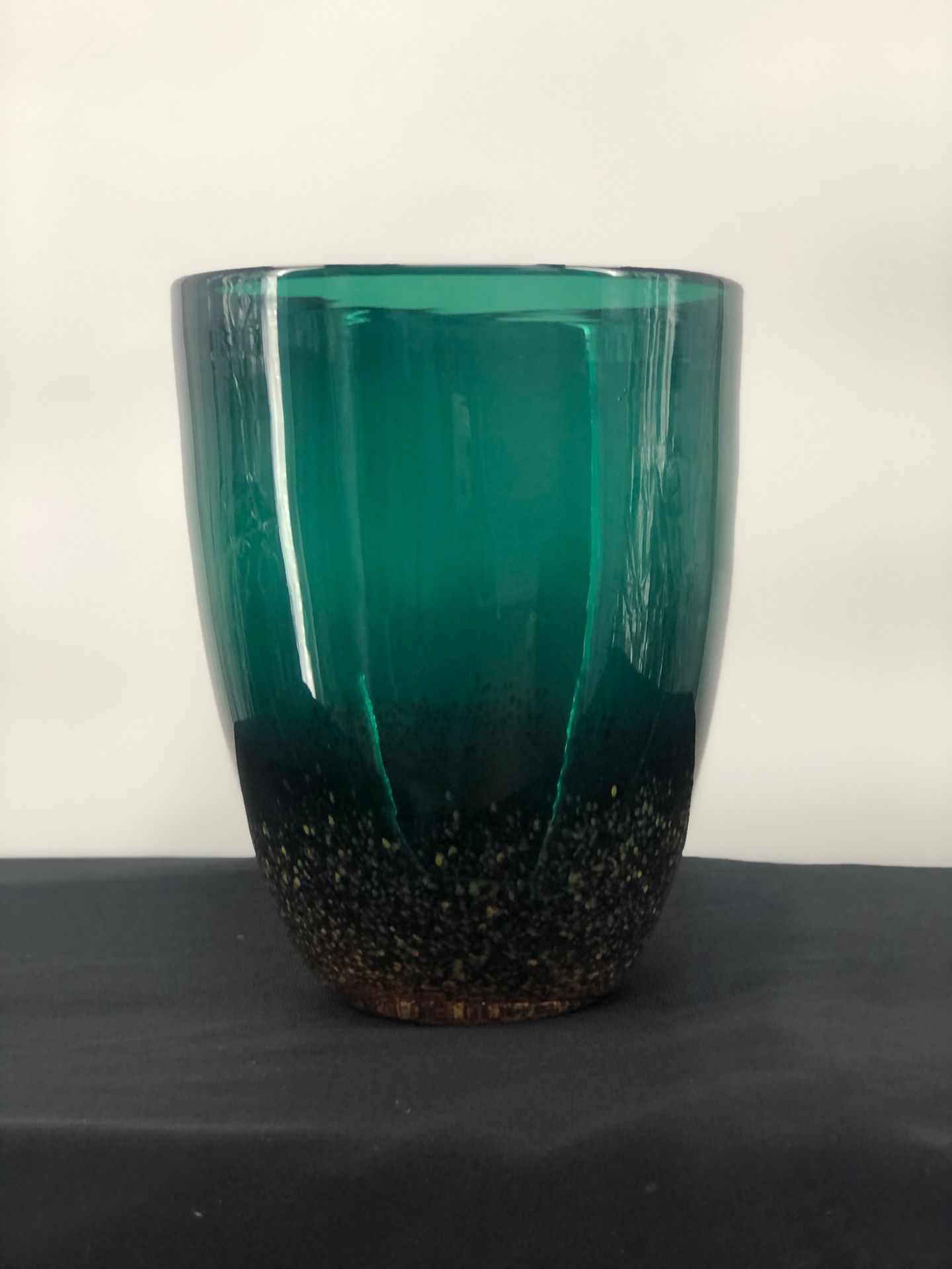 Sea foam green Glass Vase