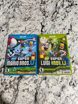New Super mario bros U & New super luigi U (nintendo Wii U)