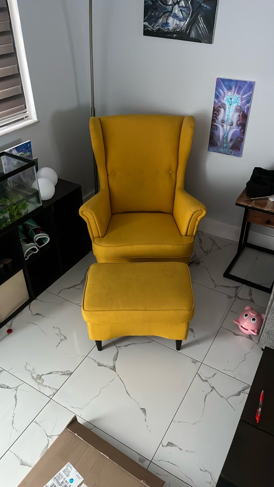 Chair And Foot Rest