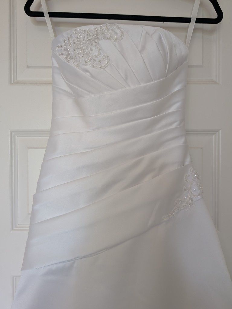 David's Bridal A-Line Wedding Dress