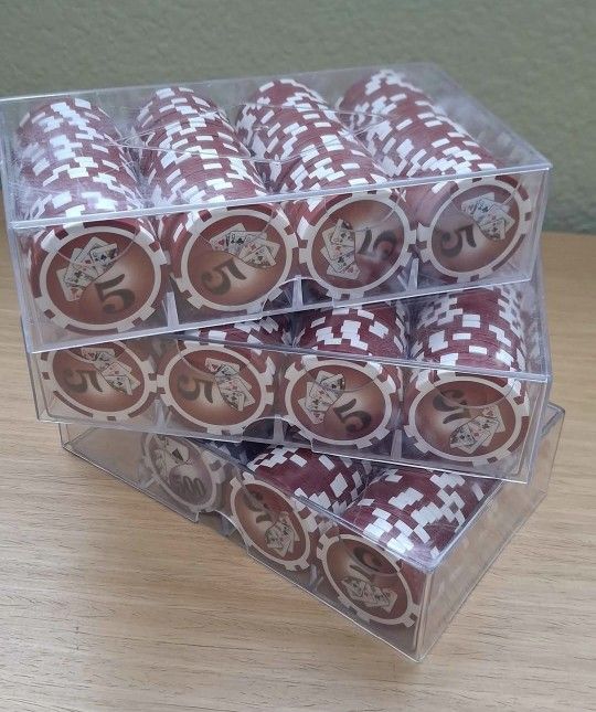 Casino Quality Poker Chips. Heavy Material