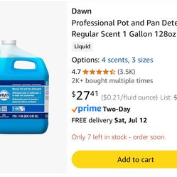 Dawn profesional Pot And Pan detergent 