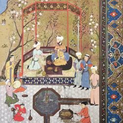 Original 1950’s Vintage Fine Art Print Antique Persia Persian Collectible Poster Italy Italian Printed Ephemera