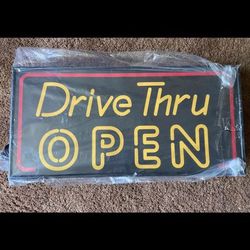 Drive Thru Open LED Sign 