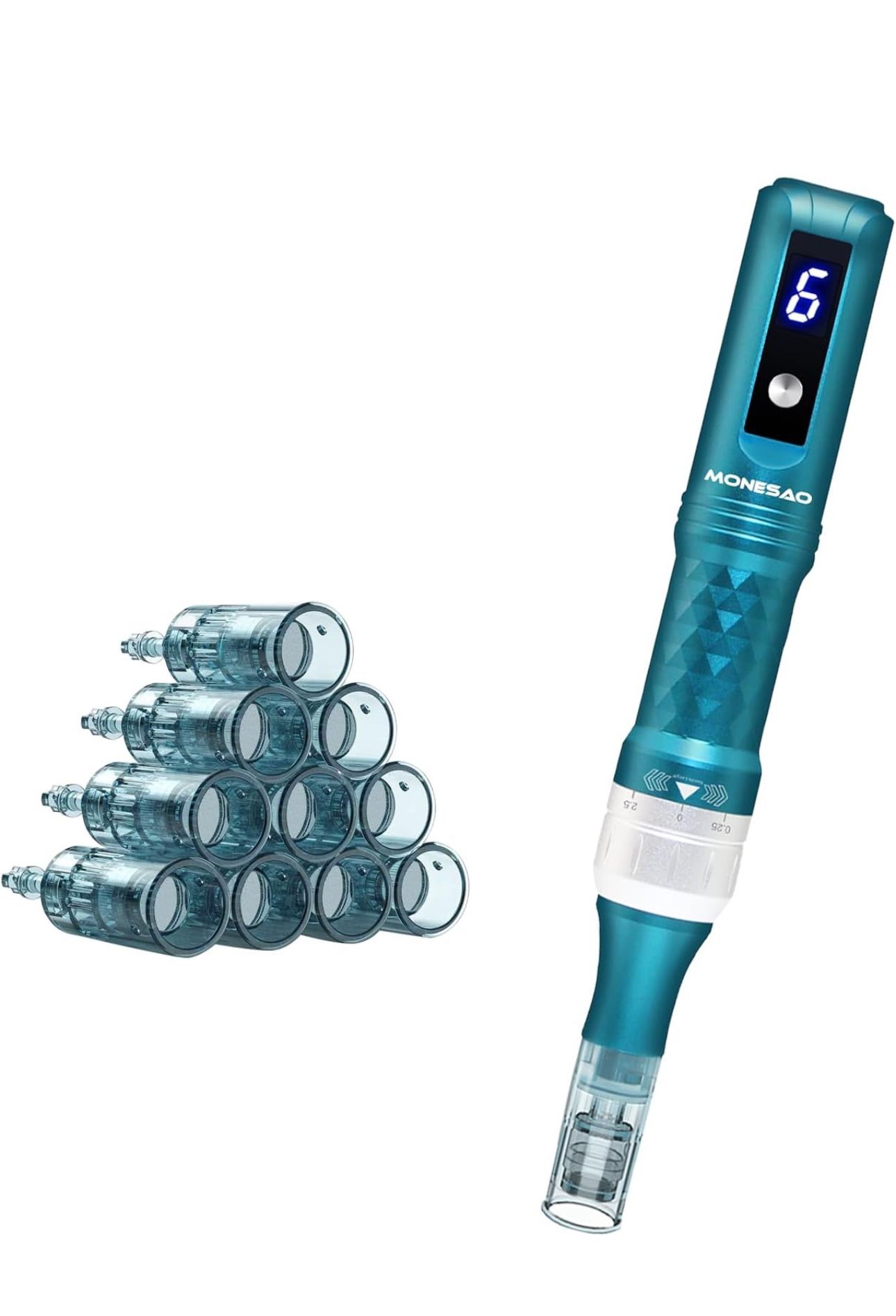 Home Use Microneedling Microneedle Skin Care Beauty Kit Tool for Face Hair Beard