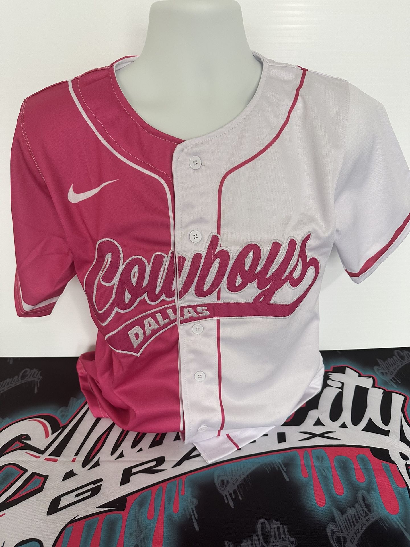 New Micah Parsons Pink Stitched Baseball Jersey
