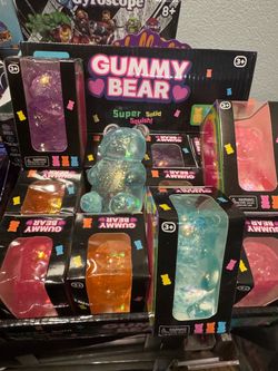 Glitter Gummy Bear Squishy
