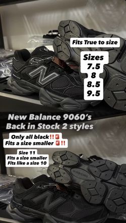 New Balance 9060s Black