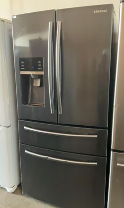 Samsung 4 Door Black Stainless Refrigerator Fridge

