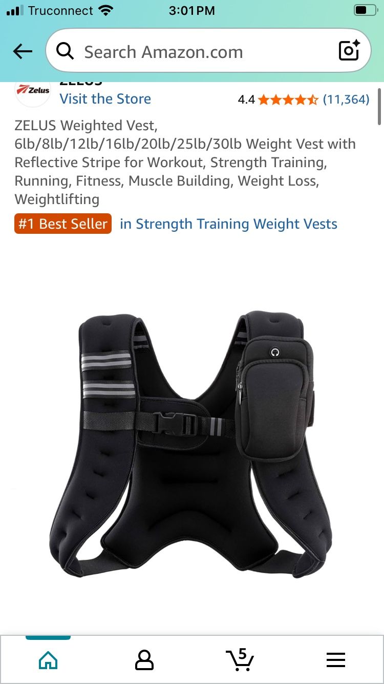 Work Out Weight Vest 12lbs
