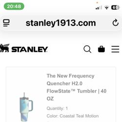 New Stanley 40 Oz Tumbler $25 Each