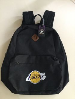 Los Angeles Lakers Black Backpack