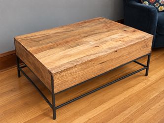 West Elm Industrial Storage Pop-Up Coffee Table