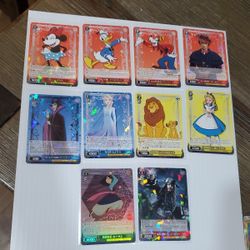 Weiss Schwarz 100 Years Of Wonder 10 Card Lot