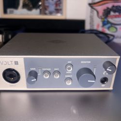Volt 1 interface / M Audio headphones 