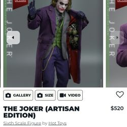 Hot Toys Joker Artisan  DX33AE