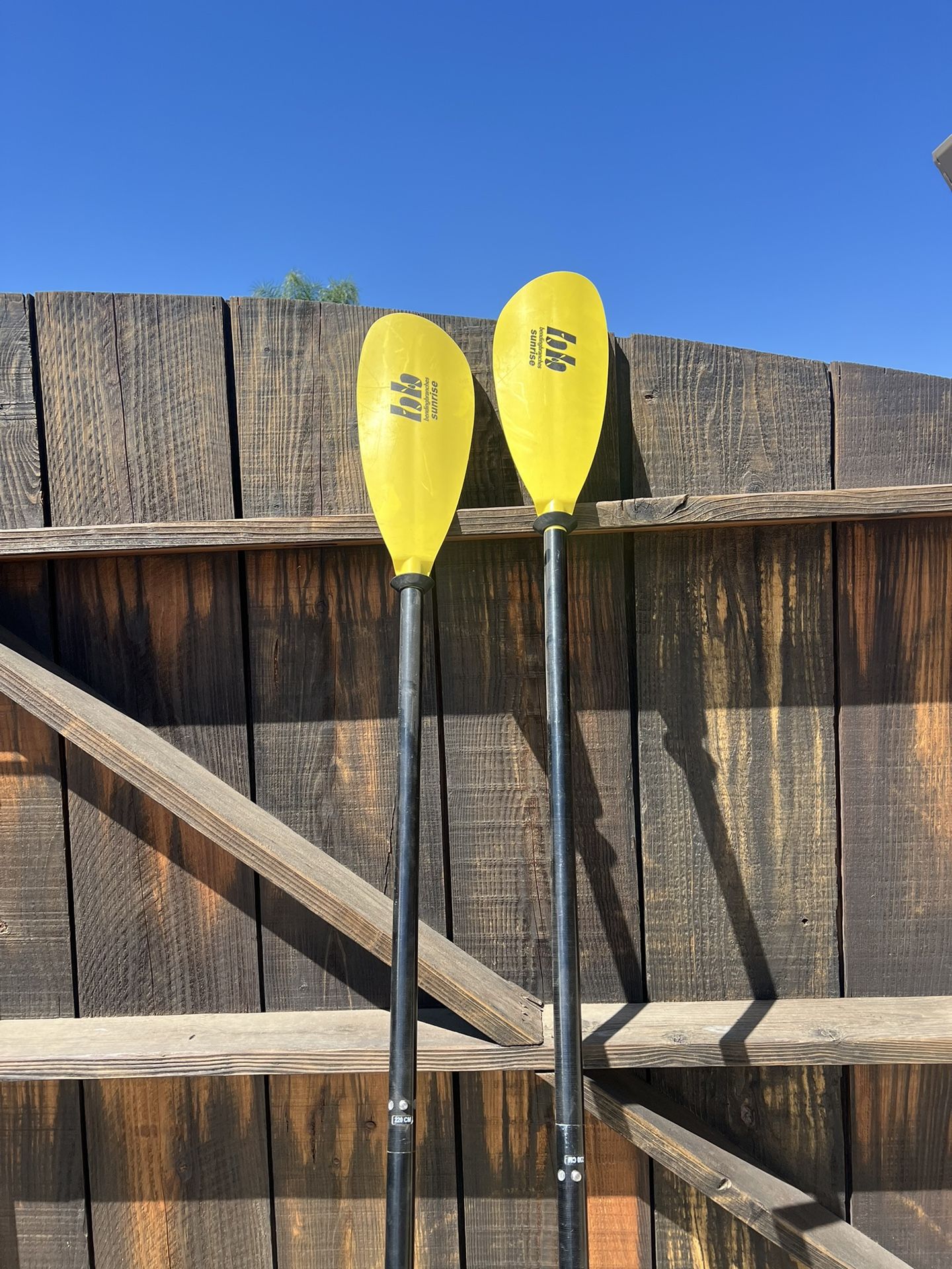 Oars And Life Jackets