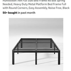 Heavy Duty Metal Platform Bed Frame Full