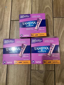 Tampax Radiant All For $20