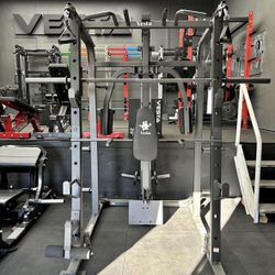 Smith Machine with Multifunctional Trainer + Bench