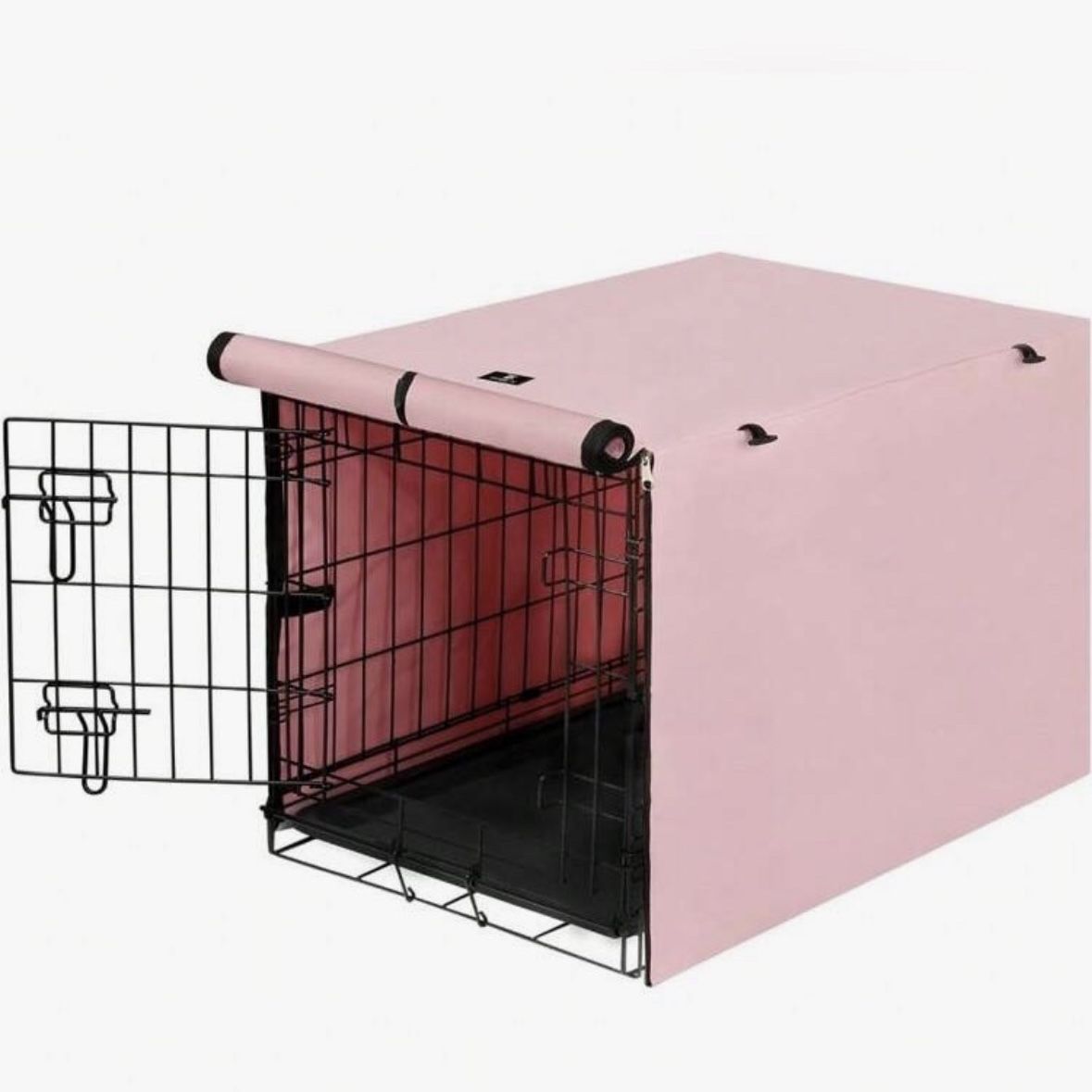 Dog Cage Cover (ONLY) Pink