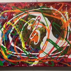 Vivid Vortex - 10x12 - Original 