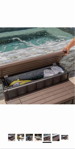 XtremepowerUS Universal 2 Slip-Resistant Spa & Hot Tub Step Outdoor Indoor Stool Pool Ladder Compartment Spa Step 36" Inches Long with Storage,   22 $