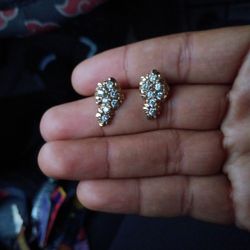 10k Gold Nugget Earrings Real Gold