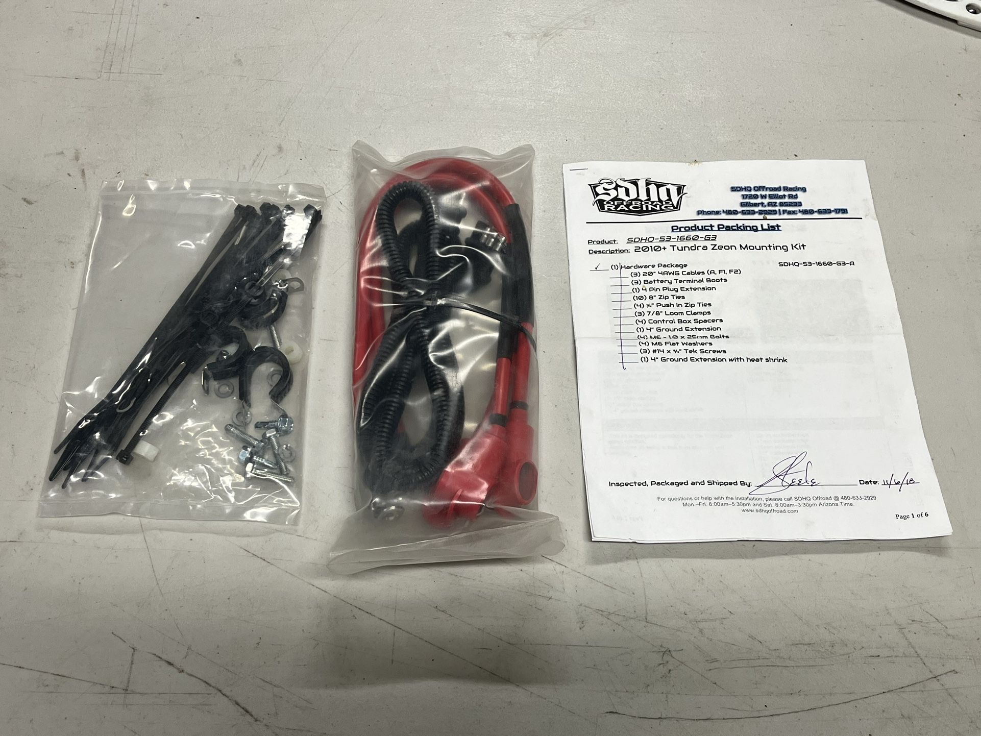 SDHQ Warn Zeon Control Box Relocation Kit