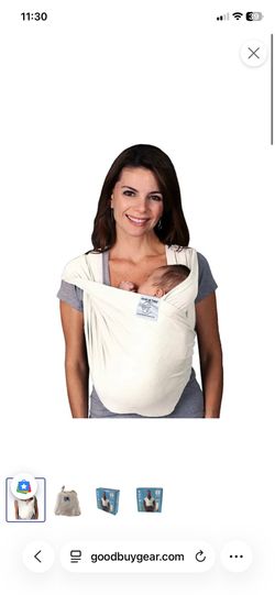 Baby K’Tan Organic Cotton Baby Carrier XS - Natural