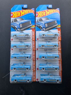 Hot wheels chevy 83 baby blue