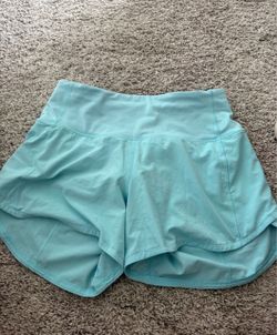 Lululemon Light Blue Athletic Running Shorts