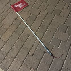 LED Lighted Buggy Whip Teal Bright Visibility 4 Foot