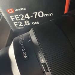 Sony FE24-70mm F2.8 GM lens 