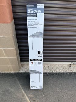 Everbilt 10x10 Instant Gray Canopy