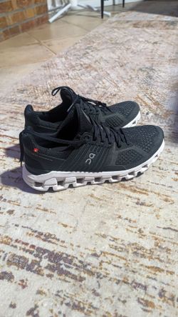 On Running Cloudswift Women's Shoes – Black/Rock – Size 9.5
