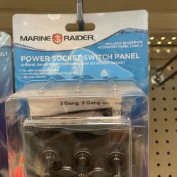 Marine Power Socket Switch Panel 