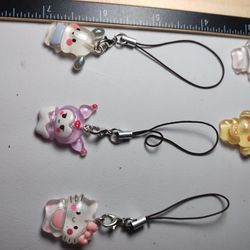 Hello Kitty Phone Charms