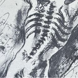 CAIN AND ABEL SLEEPING Gino Bonichi SCIPIONE 1932 Fine Art Print Vintage 1940’s Antique Original Italy Italian Printed Collectible Portrait CAINO E A