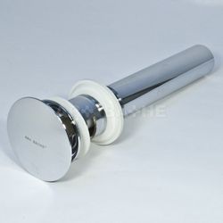 Pop up drain for ceramic vessels
