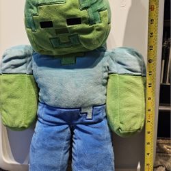 Minecraft Zombie Plushie Plush 18 Inch