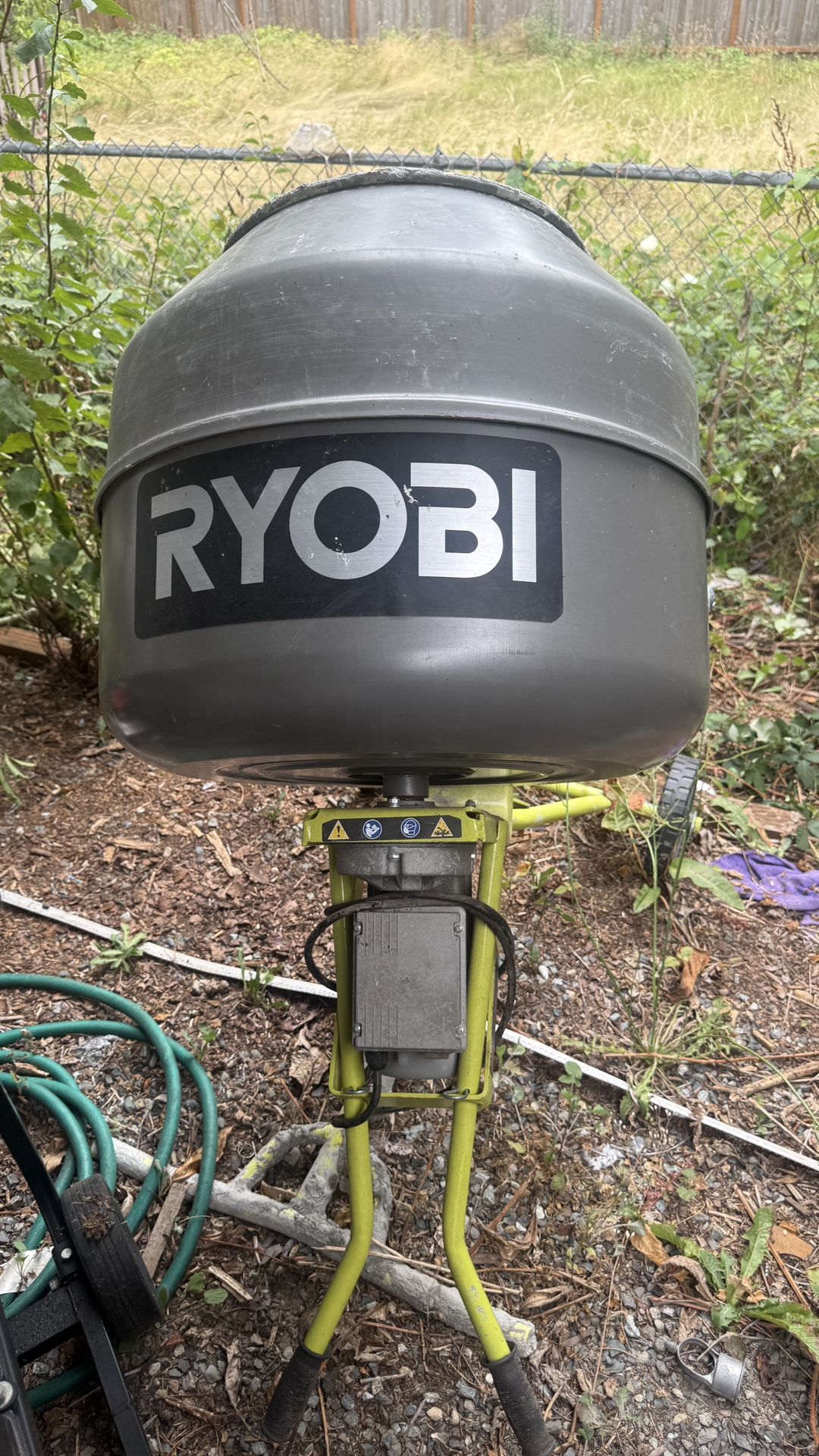RYOBI RMX001 5.0 cu. ft. Portable Concrete Mixer