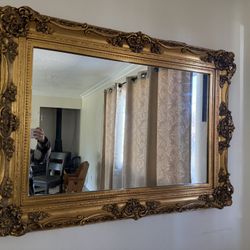 Beautiful Gold Antique Mirror