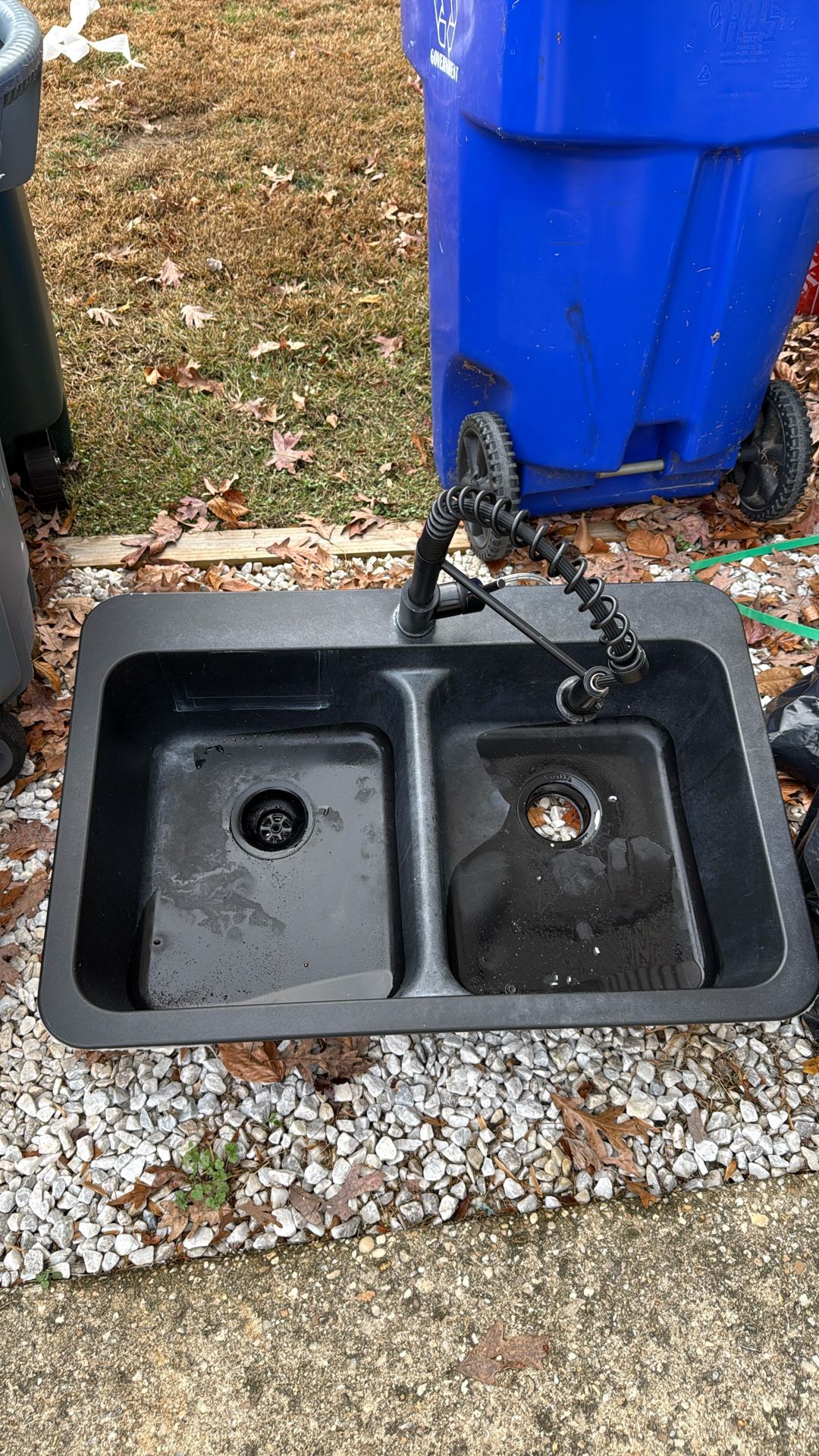 Black Kitchen Sink