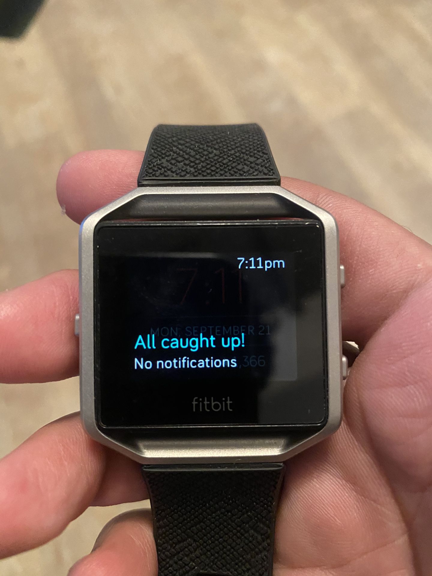 Fitbit blaze with additional band